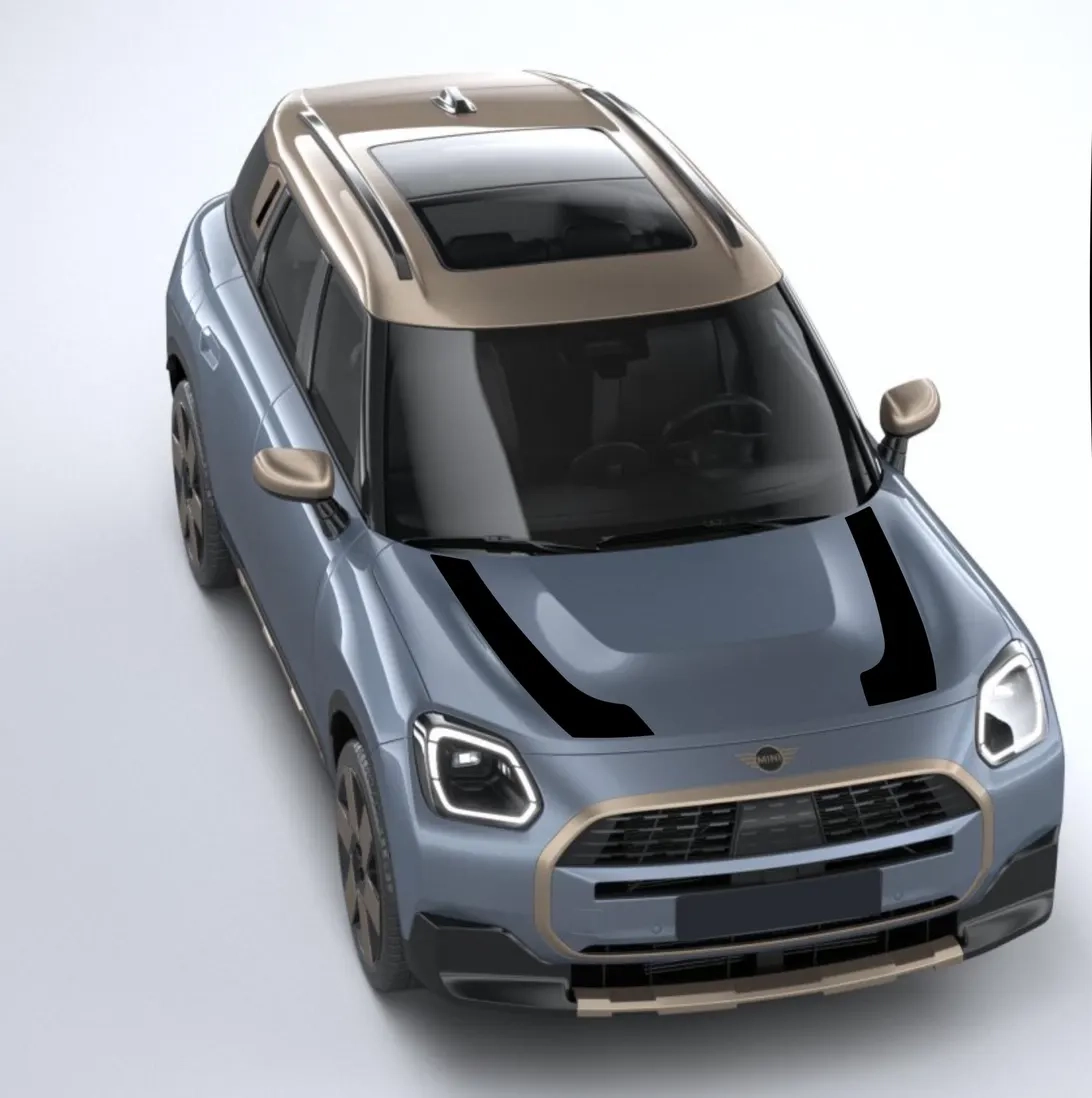 il_1588xN.6793254092_9wta.webp Mini Stripes - Countryman U25 Premium Kaput Sticker - JCW 3 - Görsel 1