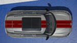 MINI Stripes - Countryman U25 Premium Üst Şerit - DUAL TOP STRIPES - Görsel 8